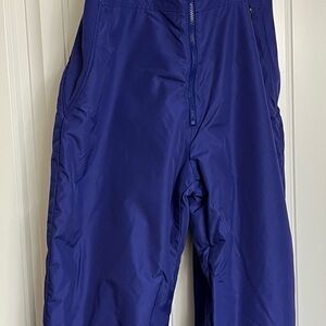 Columbia women Blue /purple ish Ski Bibs Snow sport Pants Large like new